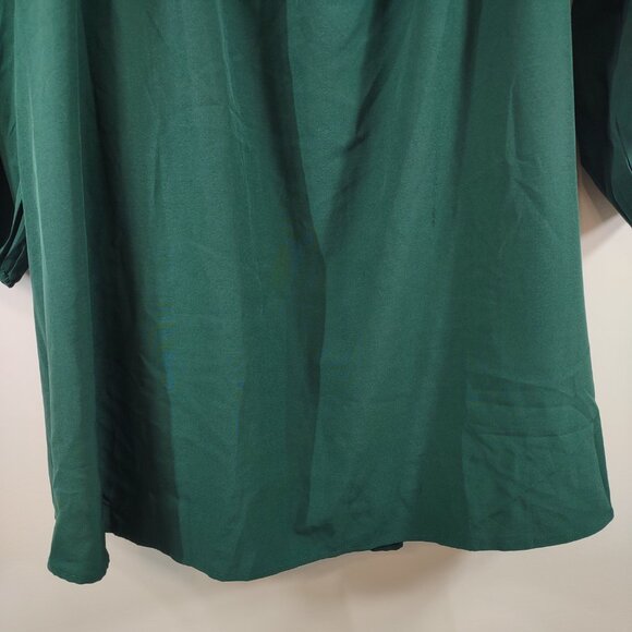 Exlura Green Peasant Mini Dress, Size XXL, NWT - Picture 5 of 8